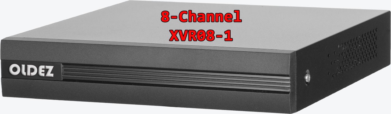 OLDEZ XVR08-1 "8 CHANNEL DVR"